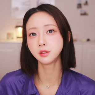 【散光】Lenbling Eye Only 1 Month Glomi Mint Blue 每月抛棄散光彩妝隱形眼鏡